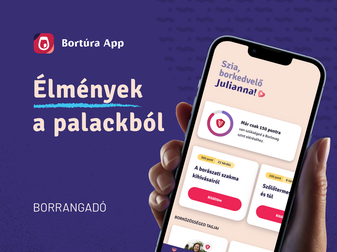 Országos Bortúra: Borrangadó a Bortúra Appon