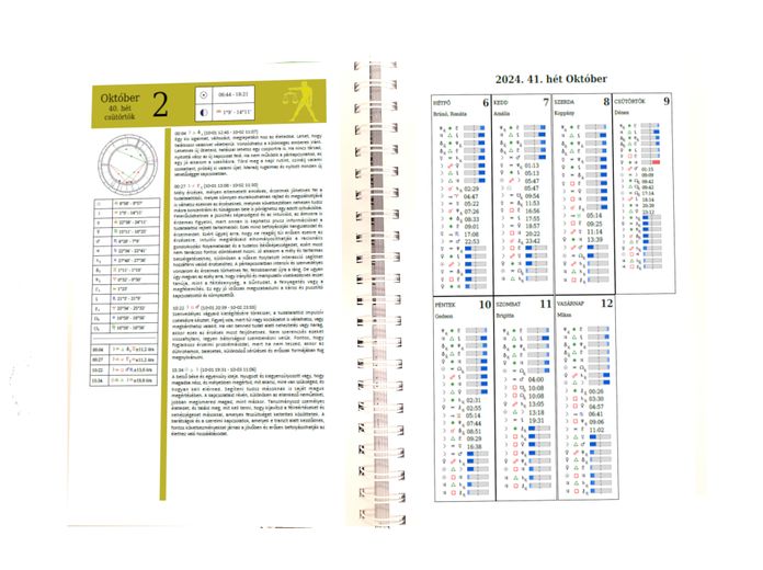TRANZIT 365 | Asztrológiai naptár | Könyv