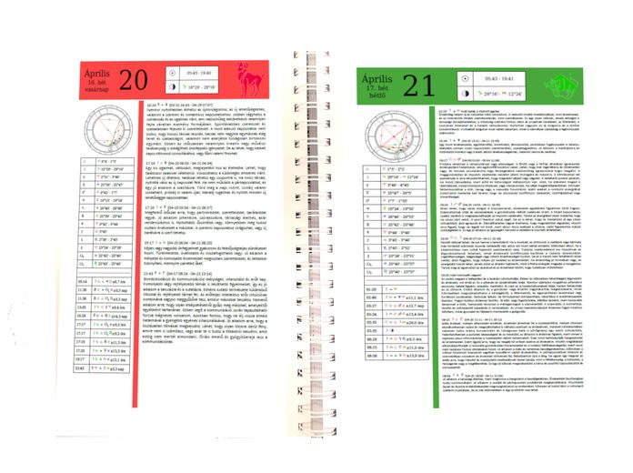TRANZIT 365 | Asztrológiai naptár | Könyv