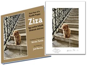 1 db Ziza könyv + dedikált fotó