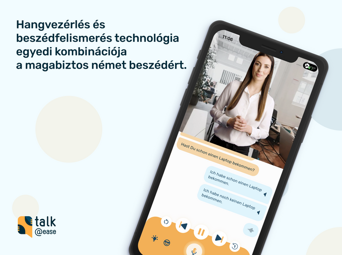 Talk@Ease angol és német beszédgyakorló mobilapp