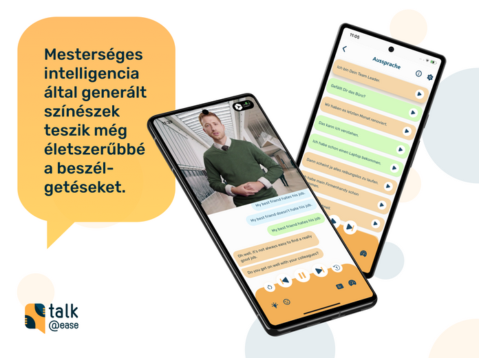 Talk@Ease angol és német beszédgyakorló mobilapp