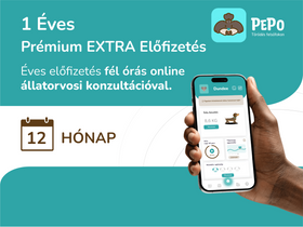 1 Éves Prémium EXTRA Előfizetés állatorvosi konzultációval