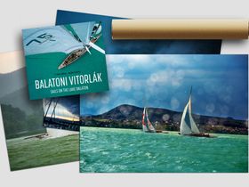 1 db Balatoni vitorlák könyv + 1 db poszter