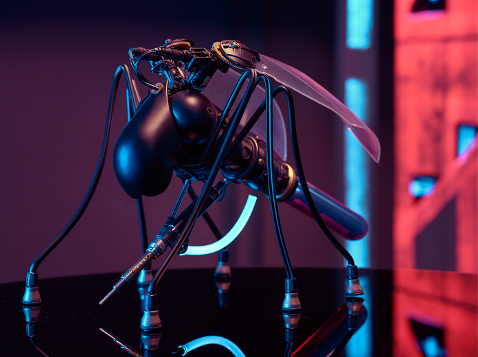 Elképesztő szobrok fémhulladékból - Zosky cyberpunk szoborkiállítása