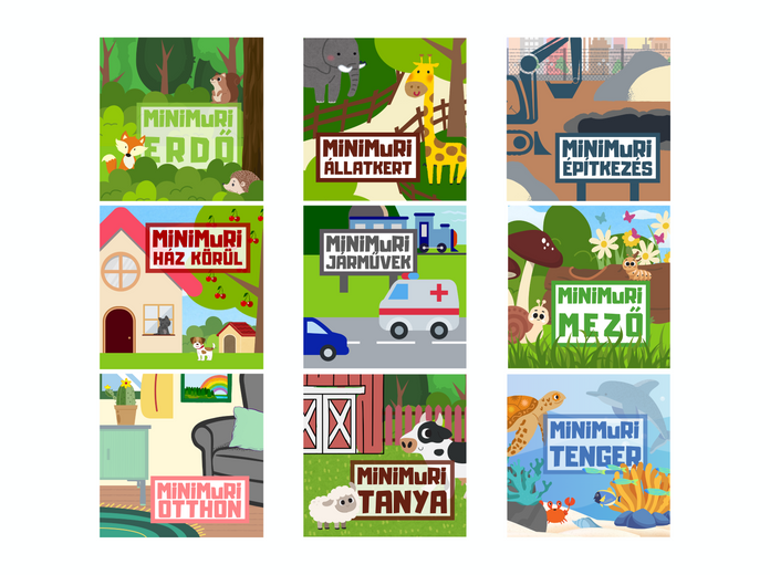 MiNiMuRi Kocka - Építs verseket!