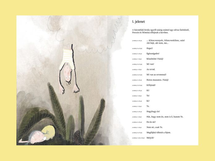 A háromfejű király - Az első magyar gyerekdráma mesekönyv