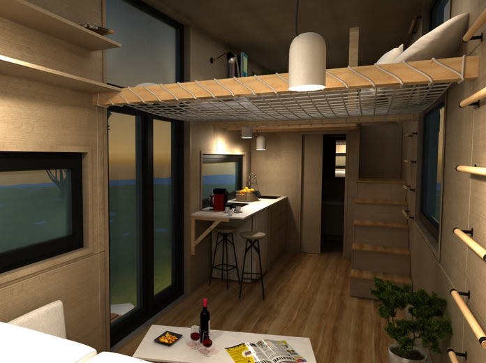 A ház, amit oda viszel, ahová a szíved húz - ez a POP Tiny House!