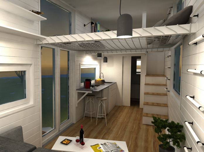 A ház, amit oda viszel, ahová a szíved húz - ez a POP Tiny House!